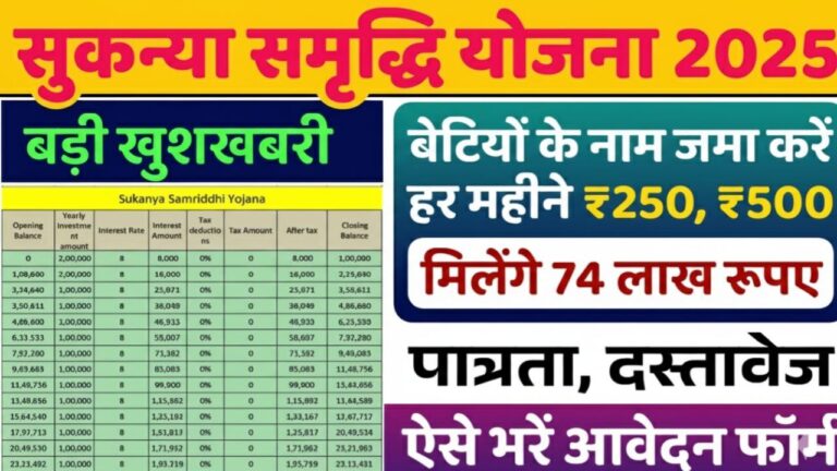 Sukanya Samriddhi Yojana 2025