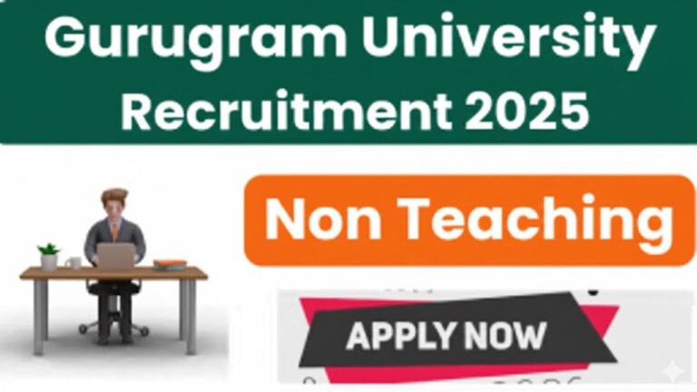Gurugram University Non Teaching Vacancy 2025