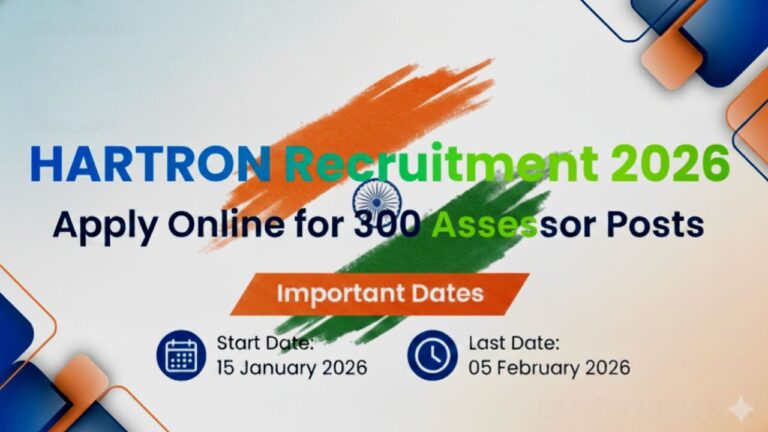 HARTRON Assessors Recruitment 2026